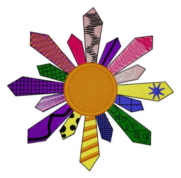 Picture of Tie Logo Machine Embroidery Design