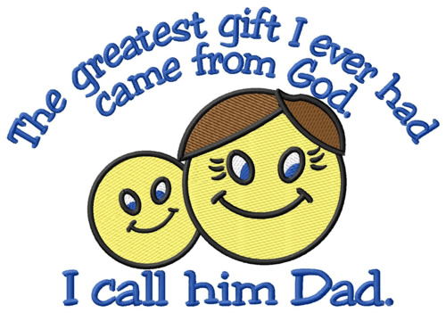 The Greatest Gift Machine Embroidery Design