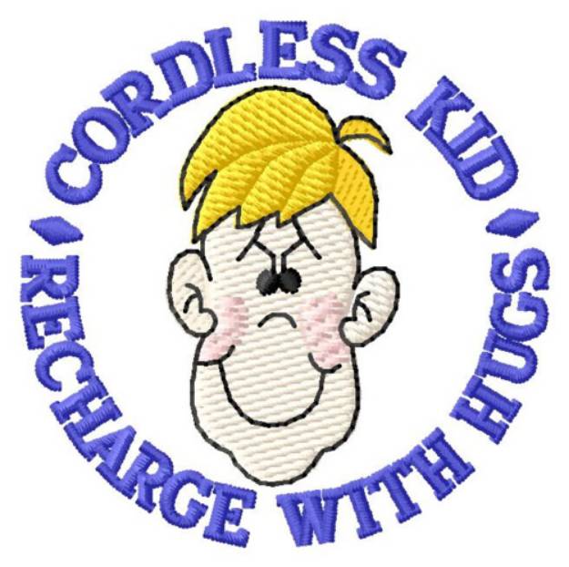 Picture of Cordless Kid Machine Embroidery Design