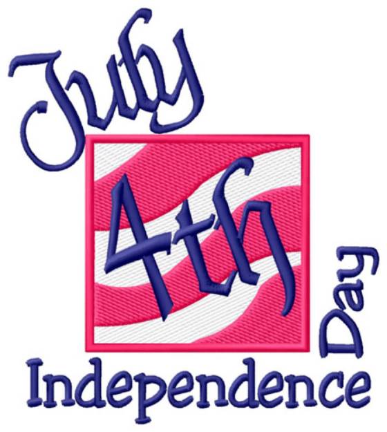 Picture of Independence Day Machine Embroidery Design