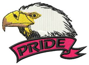 Picture of Eagle Pride Machine Embroidery Design