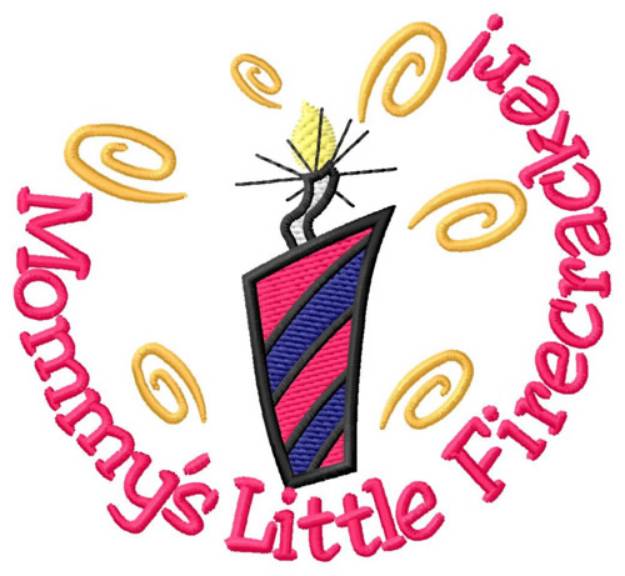 Picture of Mommys Little Firecracker Machine Embroidery Design