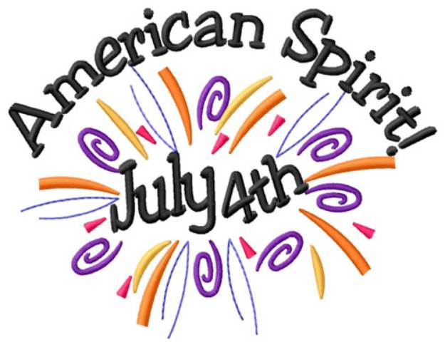 Picture of American Spirit Machine Embroidery Design