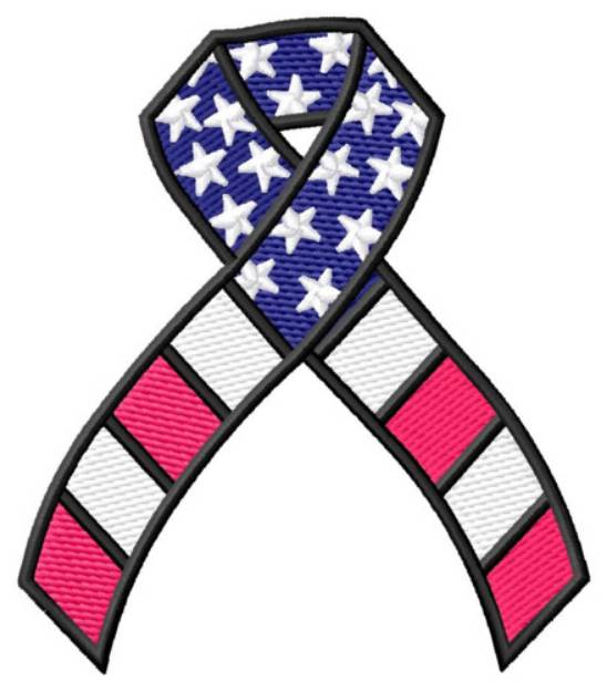 Picture of Patrotic Awareness Machine Embroidery Design
