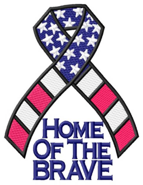 Picture of Home of the Brave Machine Embroidery Design