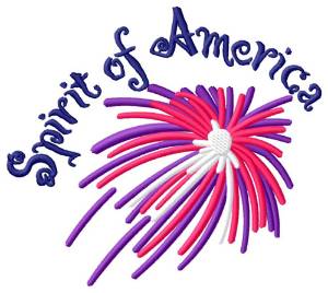 Picture of Spirit of America Machine Embroidery Design