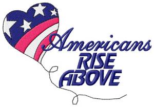 Picture of Rise Above Machine Embroidery Design