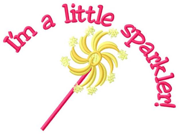 Picture of Im a Little Sparkler Machine Embroidery Design