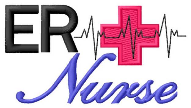 Picture of ER Nurse Machine Embroidery Design
