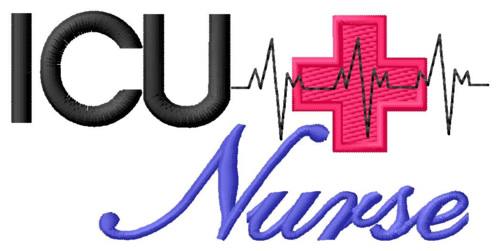 ICU Nurse Machine Embroidery Design