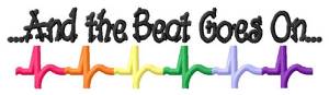 Picture of The Beat Goes On Machine Embroidery Design