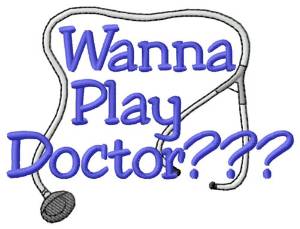 Picture of Wanna Play Doctor? Machine Embroidery Design