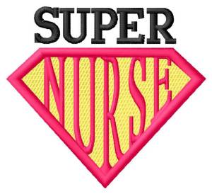 Picture of Super Nurse Machine Embroidery Design