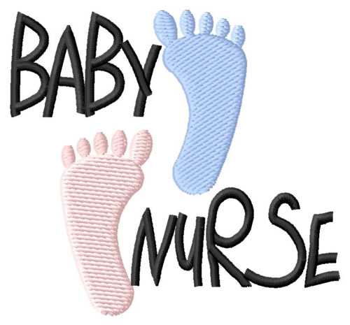 Baby Nurse Machine Embroidery Design