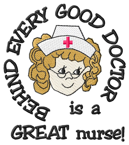 Great Nurse Machine Embroidery Design