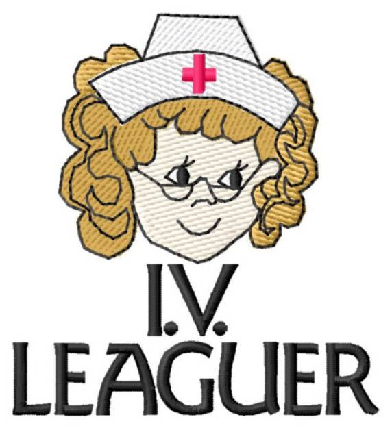 Picture of I.V. Leaguer Machine Embroidery Design