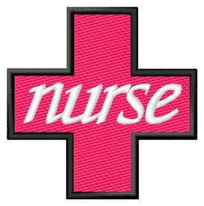 Picture of Nurse Cross Machine Embroidery Design