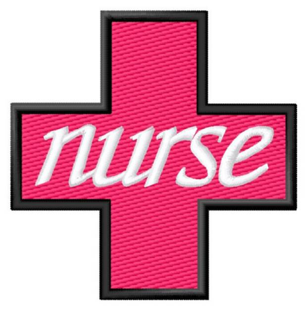 Picture of Nurse Cross Machine Embroidery Design