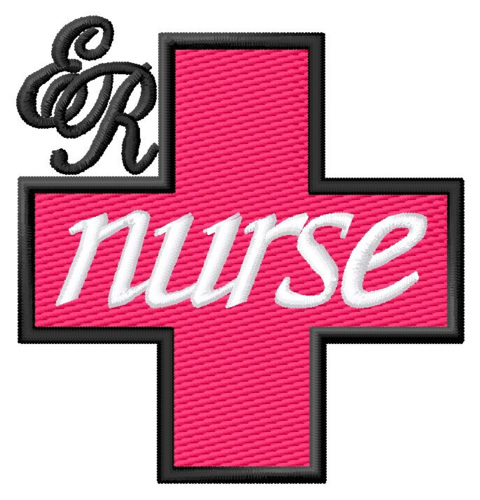 ER Nurse Machine Embroidery Design