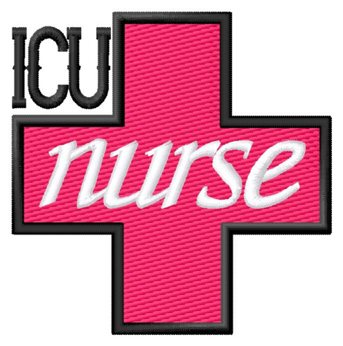 ICU Nurse Machine Embroidery Design