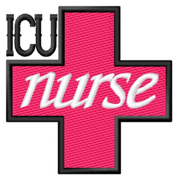 Picture of ICU Nurse Machine Embroidery Design