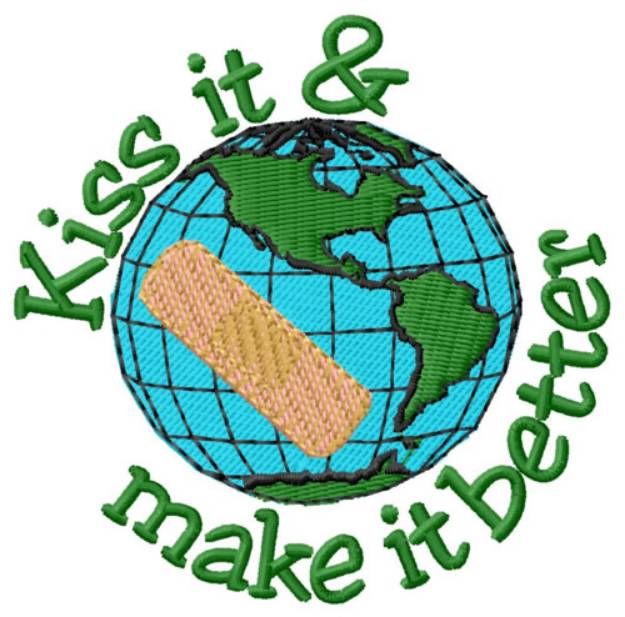 Picture of Kiss It & Make It Better Machine Embroidery Design
