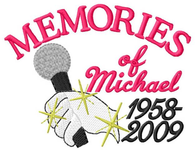 Picture of Memories of Michael Machine Embroidery Design