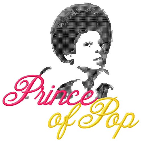 Prince of Pop Machine Embroidery Design