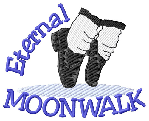 Eternal Moonwalk Machine Embroidery Design