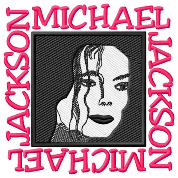Picture of Michael Jackson Machine Embroidery Design