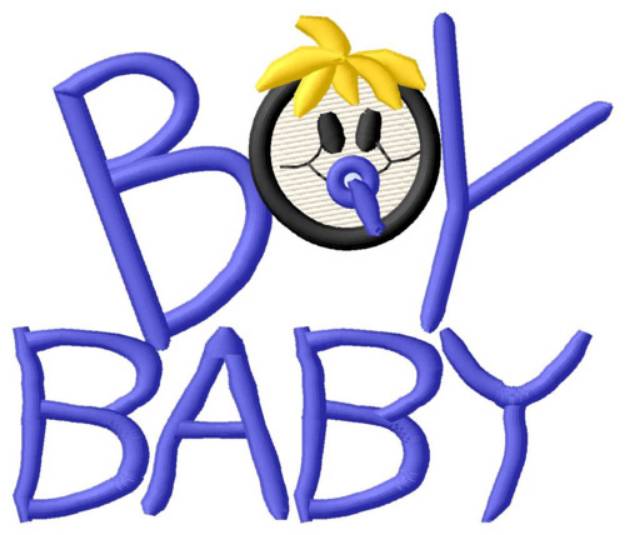 Picture of Boy Baby Machine Embroidery Design