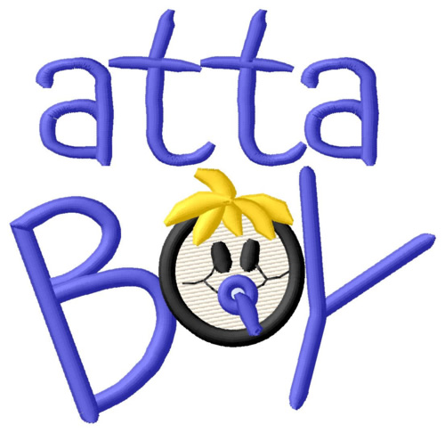 Atta Boy Machine Embroidery Design