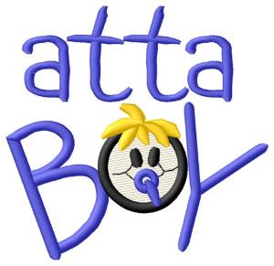Picture of Atta Boy Machine Embroidery Design