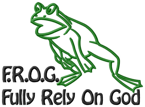 FROG Machine Embroidery Design