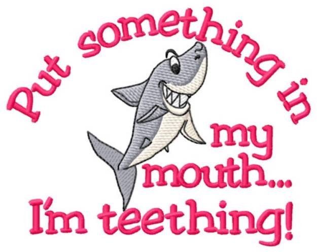 Picture of Shark Teething Machine Embroidery Design