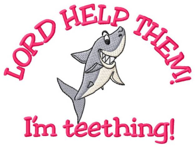 Picture of Teething Shark Machine Embroidery Design