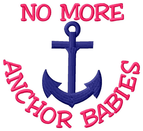 Anchor Babies Machine Embroidery Design