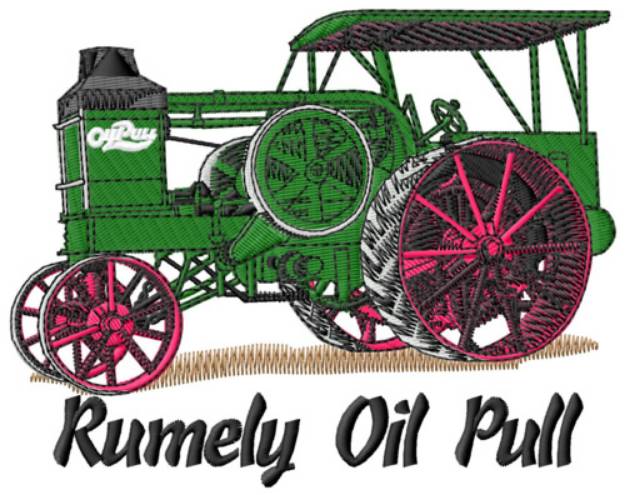 Picture of Rumely Oil Pull Tractor Machine Embroidery Design