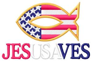 Picture of JESUSAVES Machine Embroidery Design