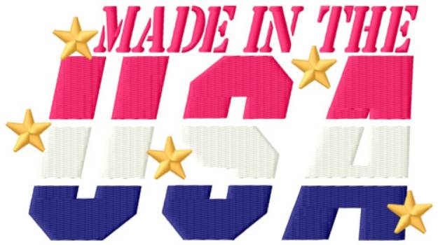 Picture of Made in the USA Machine Embroidery Design