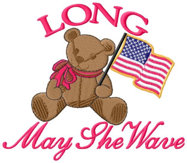 Picture of Long May She Wave Machine Embroidery Design