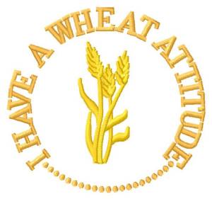 Picture of Wheat Attitude Machine Embroidery Design