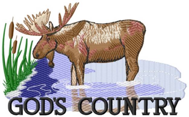 Picture of Gods Country Machine Embroidery Design