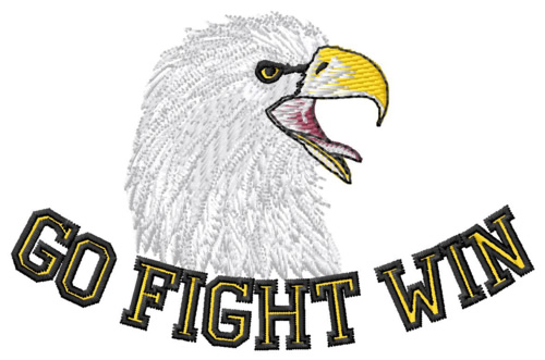 Go Fight Win Machine Embroidery Design