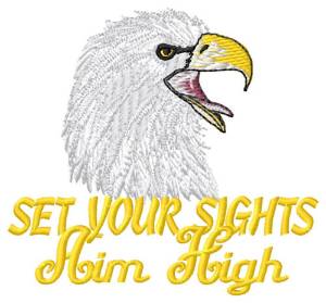 Picture of Aim High Eagles Machine Embroidery Design