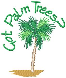 Picture of Got Palm Trees? Machine Embroidery Design