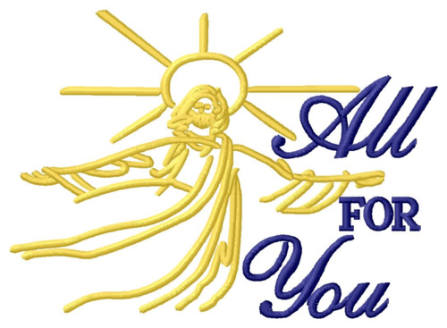 All For You Machine Embroidery Design