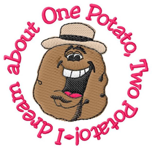 Picture of One Potato Two Potato Machine Embroidery Design