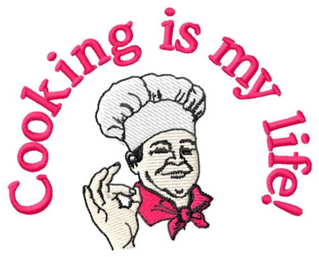Picture of Cooking is My Life Machine Embroidery Design