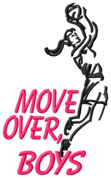 Picture of Move Over Boys Machine Embroidery Design